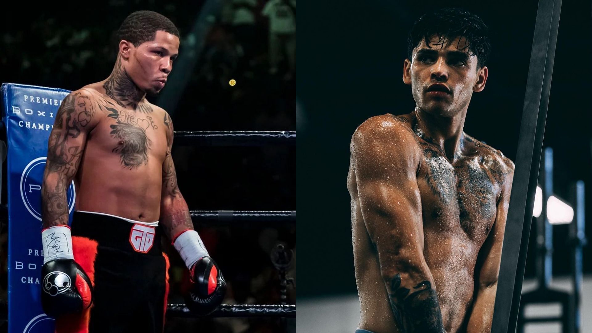 Gervonta Davis (L, @gervontaa), Ryan Garcia (R, kingryan), Credits:- Instagram