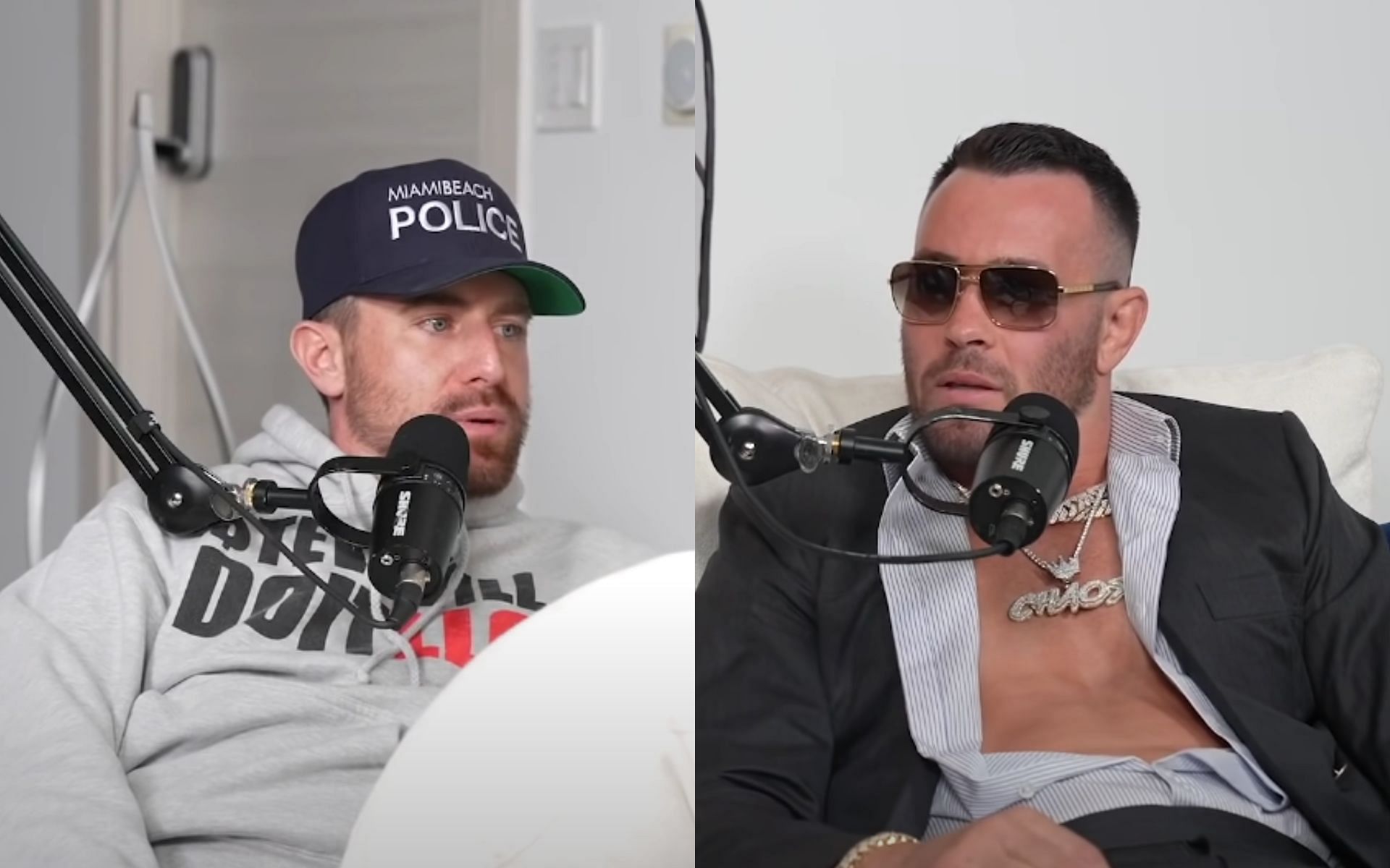 Bob Menery (left), Colby Covington (right) [Images courtesy of MMA Life on YouTube]