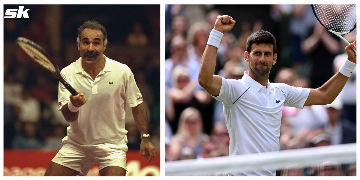 Two great entertainers from different generations - Bahrami and Djokovic