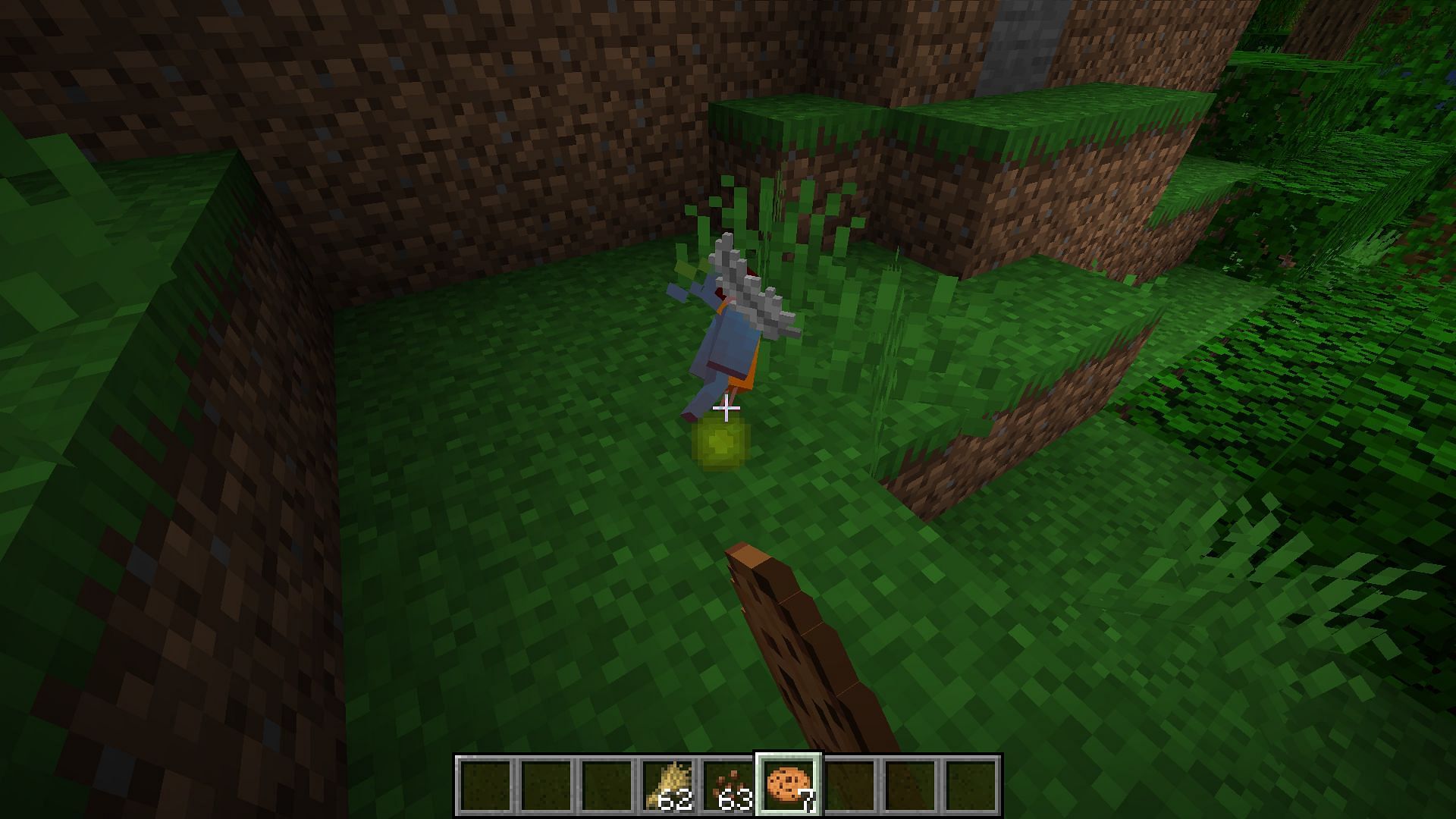 If players right-click on parrots with a cookie, it will instantly kill them since chocolate is toxic for them (Image via Minecraft 1.19 update)