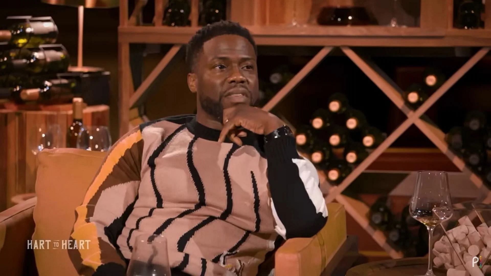 A number of high-profile celebrities are set to feature on Kevin Hart&#039;s talk show as guests (Image via Peacock)