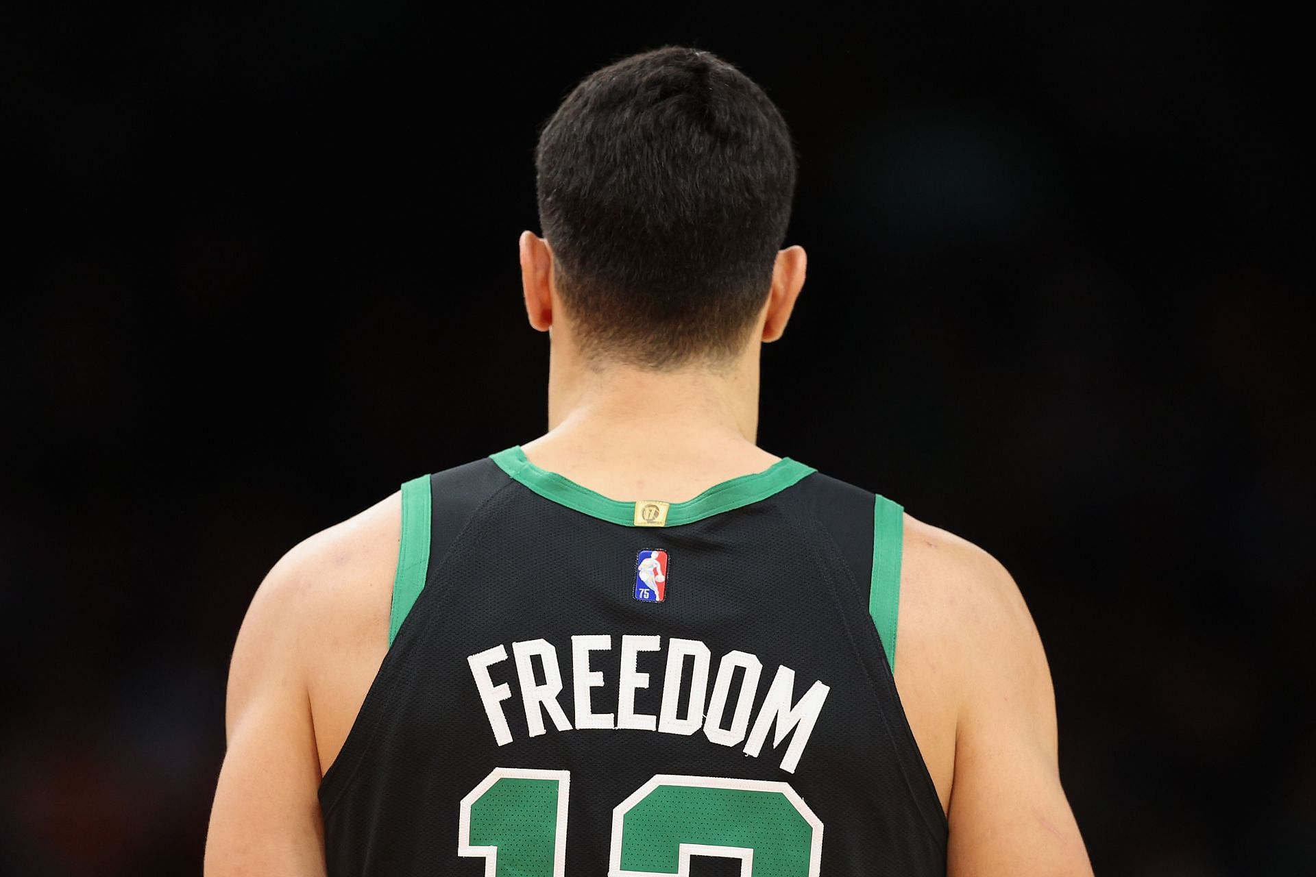 Enes Kanter Freedom playing for the Boston Celtics