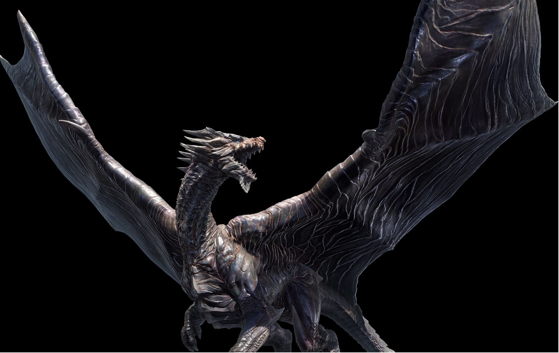 Kushala Daora commands the wind during its battle against the hunters (Image via Capcom)