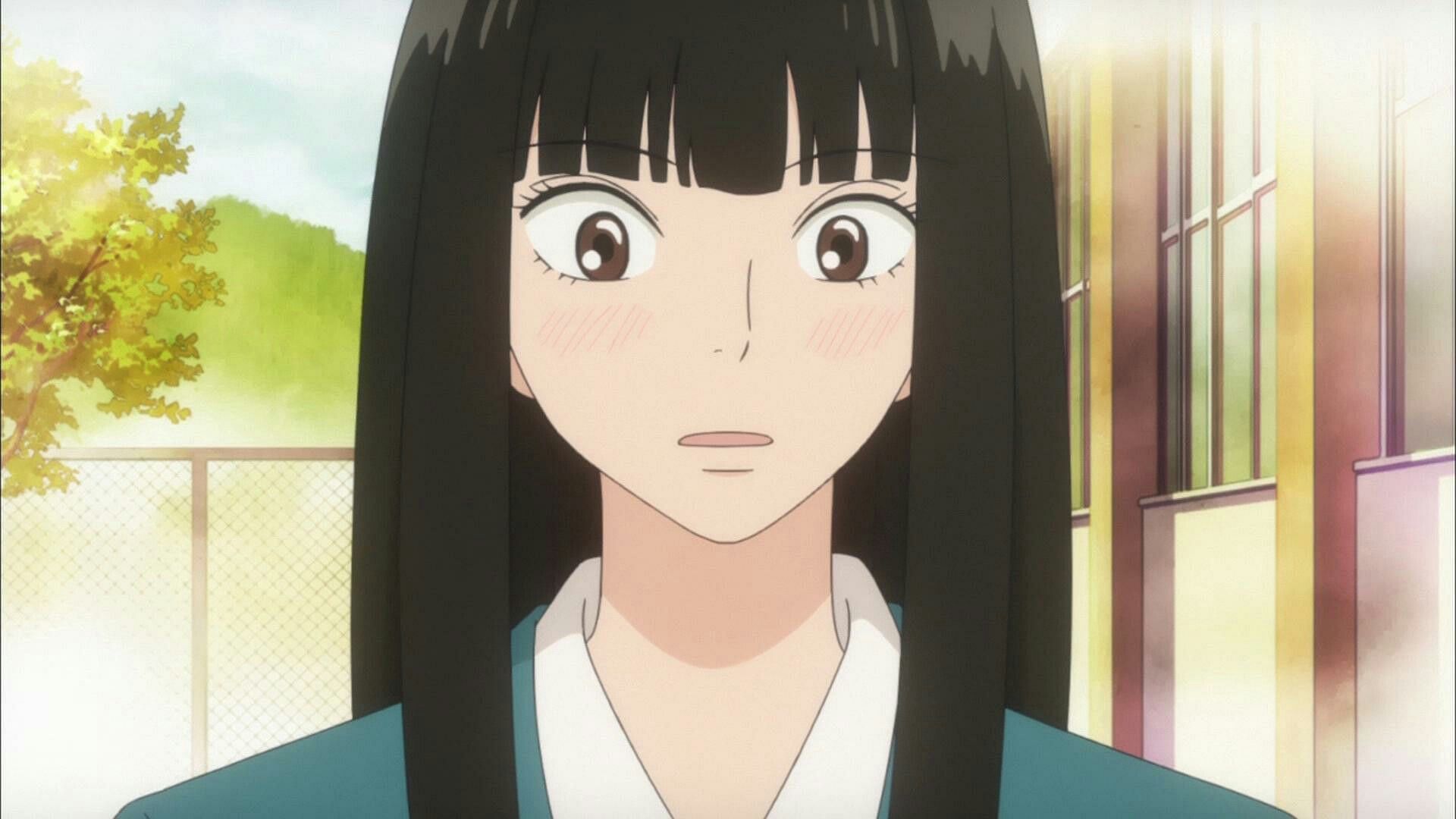 Sawako was nicknamed &quot;Sadako&quot; because of her expression (Image via Karuho Shiina, Kimi ni Todoke)