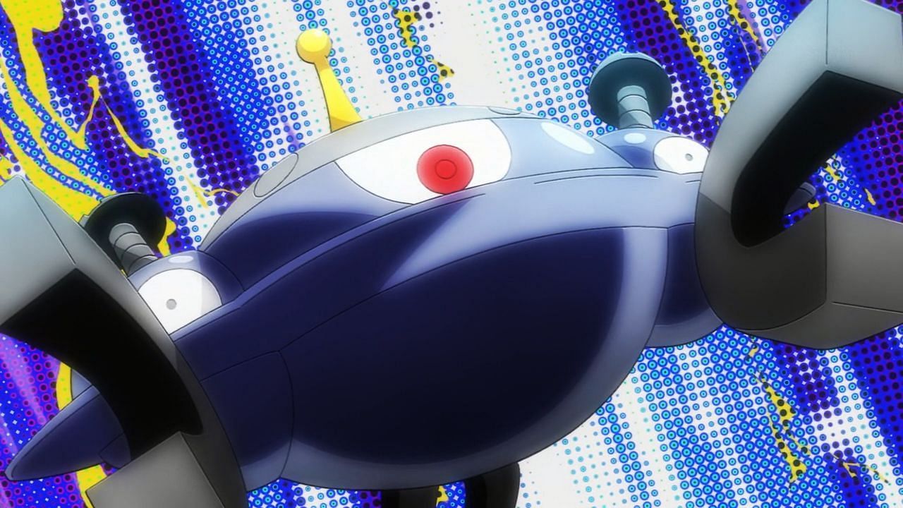 Magnezone as it appears in the anime (Image via The Pokemon Company)