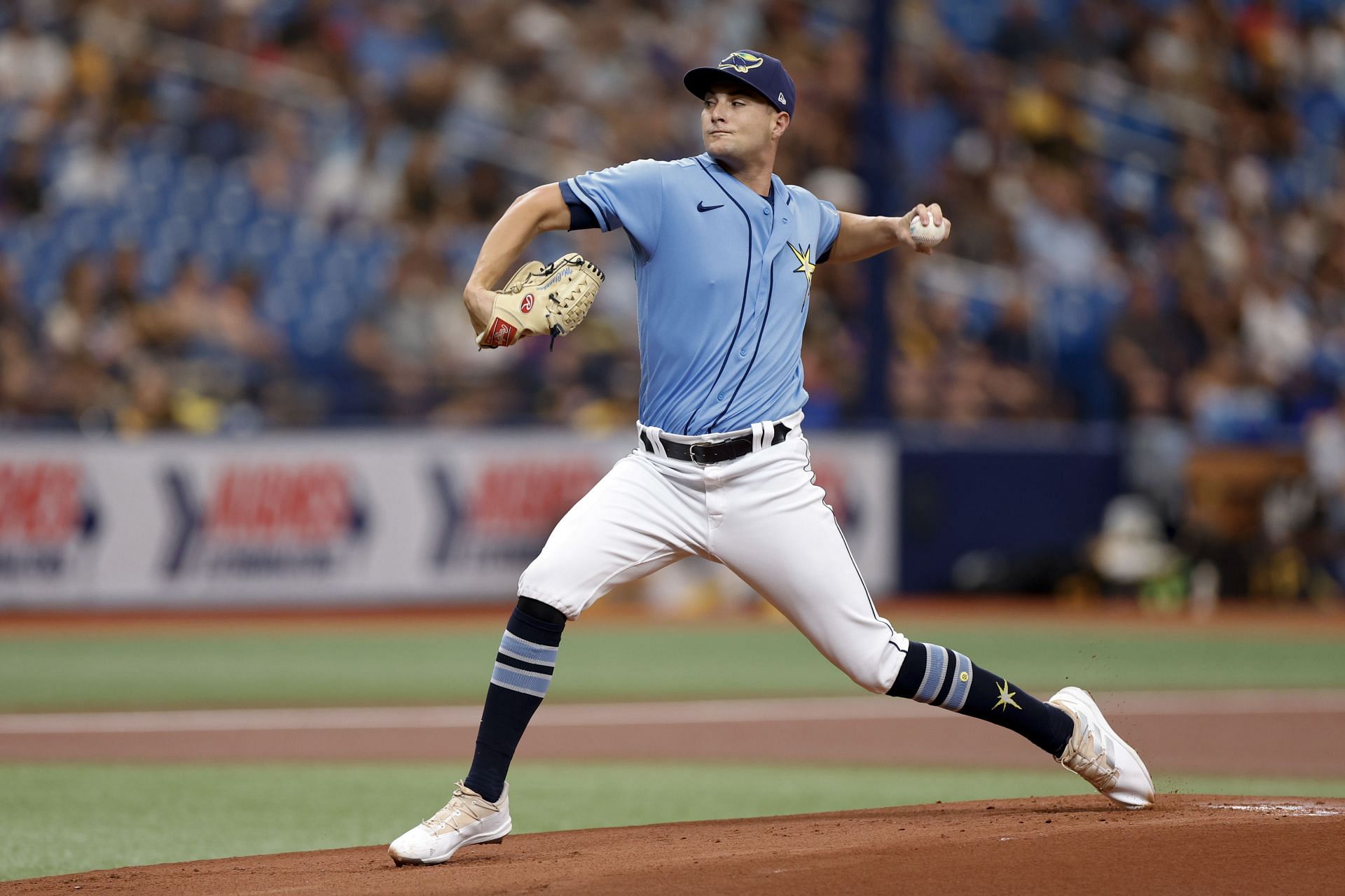 Shane McClanahan of the Tampa Bay Rays