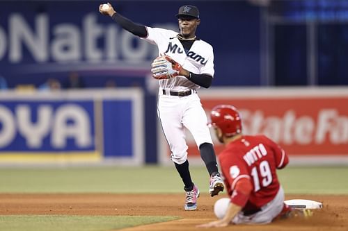 The Reds and Marlins battle again on Tuesday.