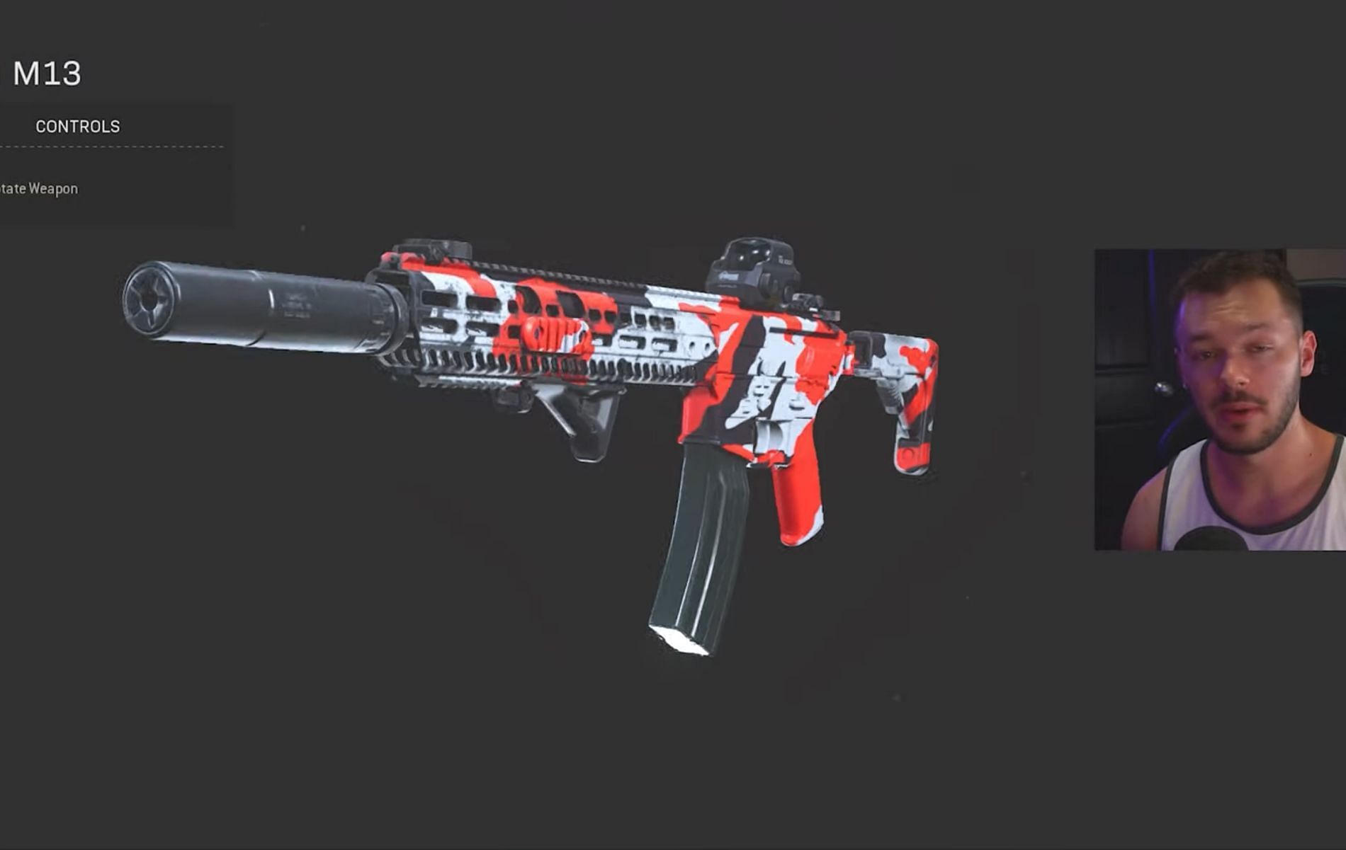 Call of Duty Warzone Season 4&#039;s M13 (Image via Chuck/YouTube)