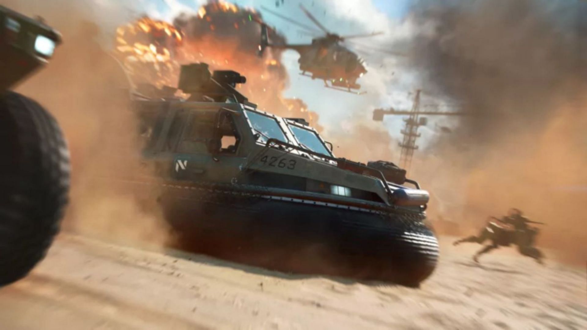 Many players feel that there should be a greater variety in the vehicles in Battlefield 2042 (Image via DICE)