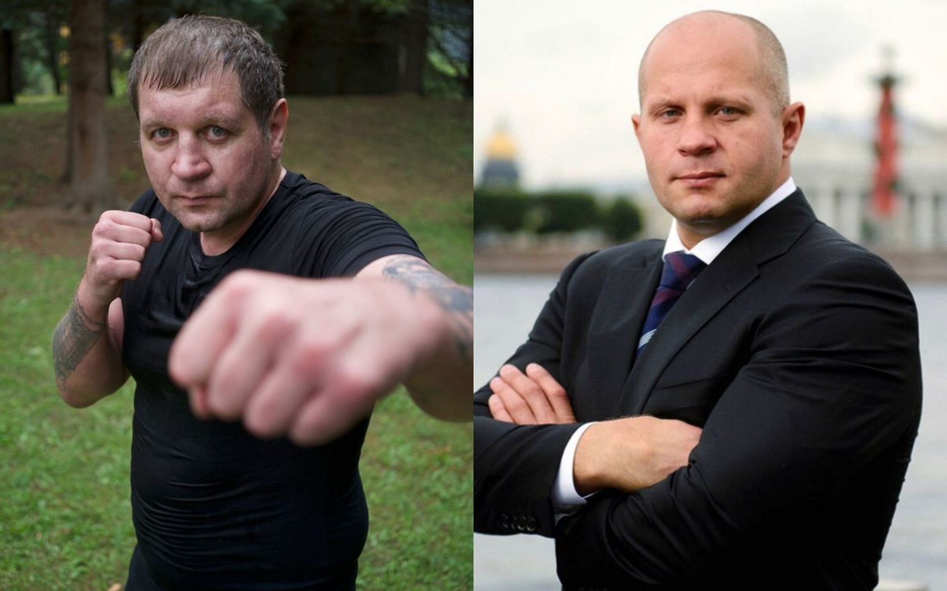 Alexander Emelianenko (left), Fedor Emelianenko (right) [Images courtesy of @alexemelyanenko and @fedoremelianenkoofficial on Instagram]