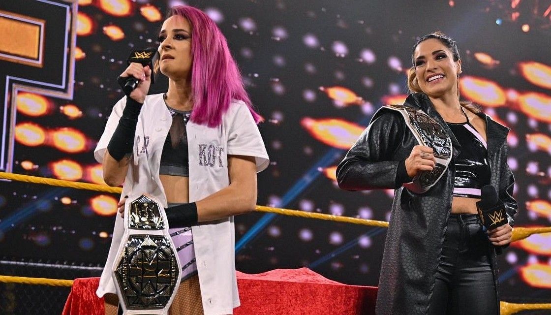 Raquel Rodriguez had one of the shortest tag team championship reigns in history