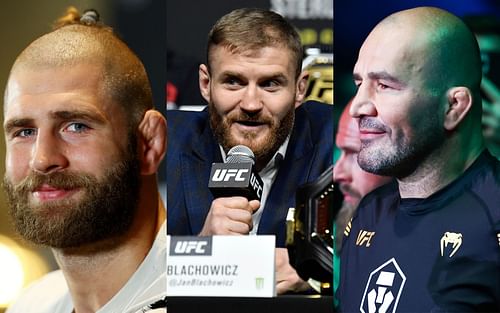 From left to right: Jiri Prochazka, Jan Blachowicz, and Glover Teixeira