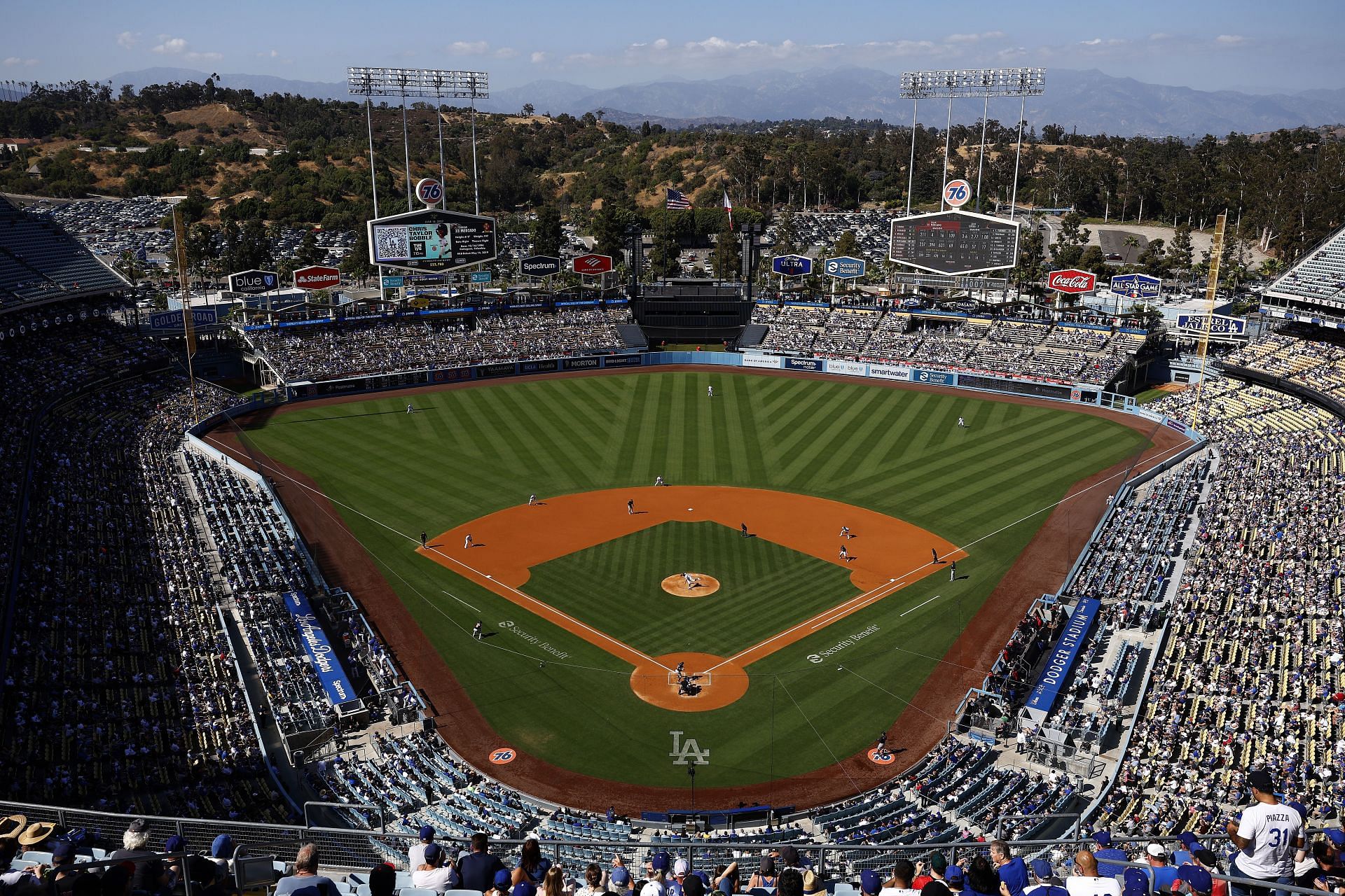 Dodger Stadium offers one of the best views in all of baseball.