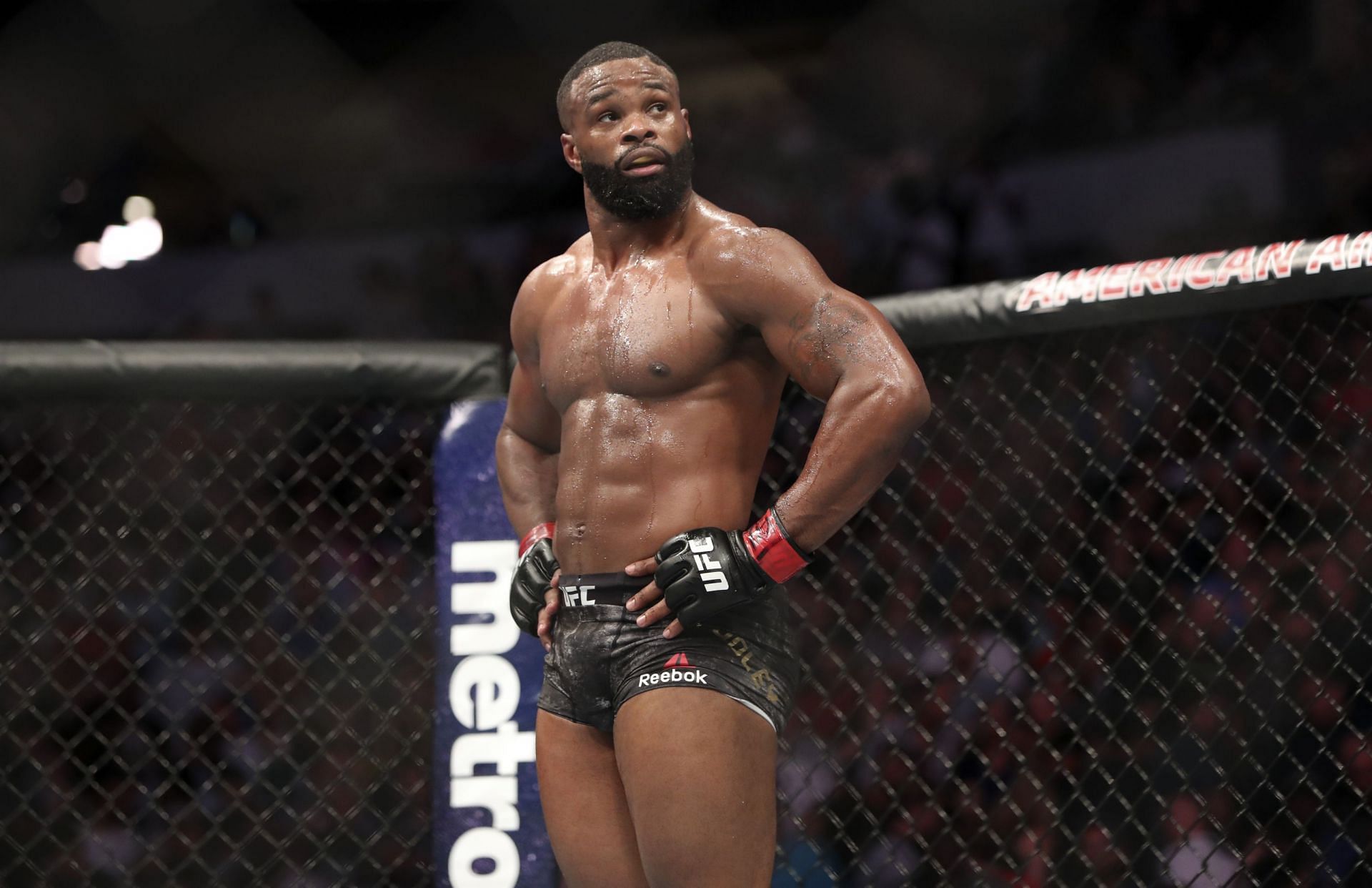 Tyron Woodley's title defenses against Stephen Thompson and Demian Maia saw him accused of being too careful