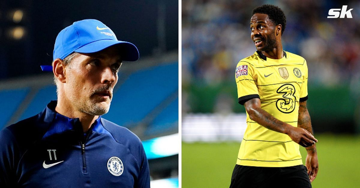Thomas Tuchel (left) on Raheem Sterling (R)&#039;s debut performance for Chelsea