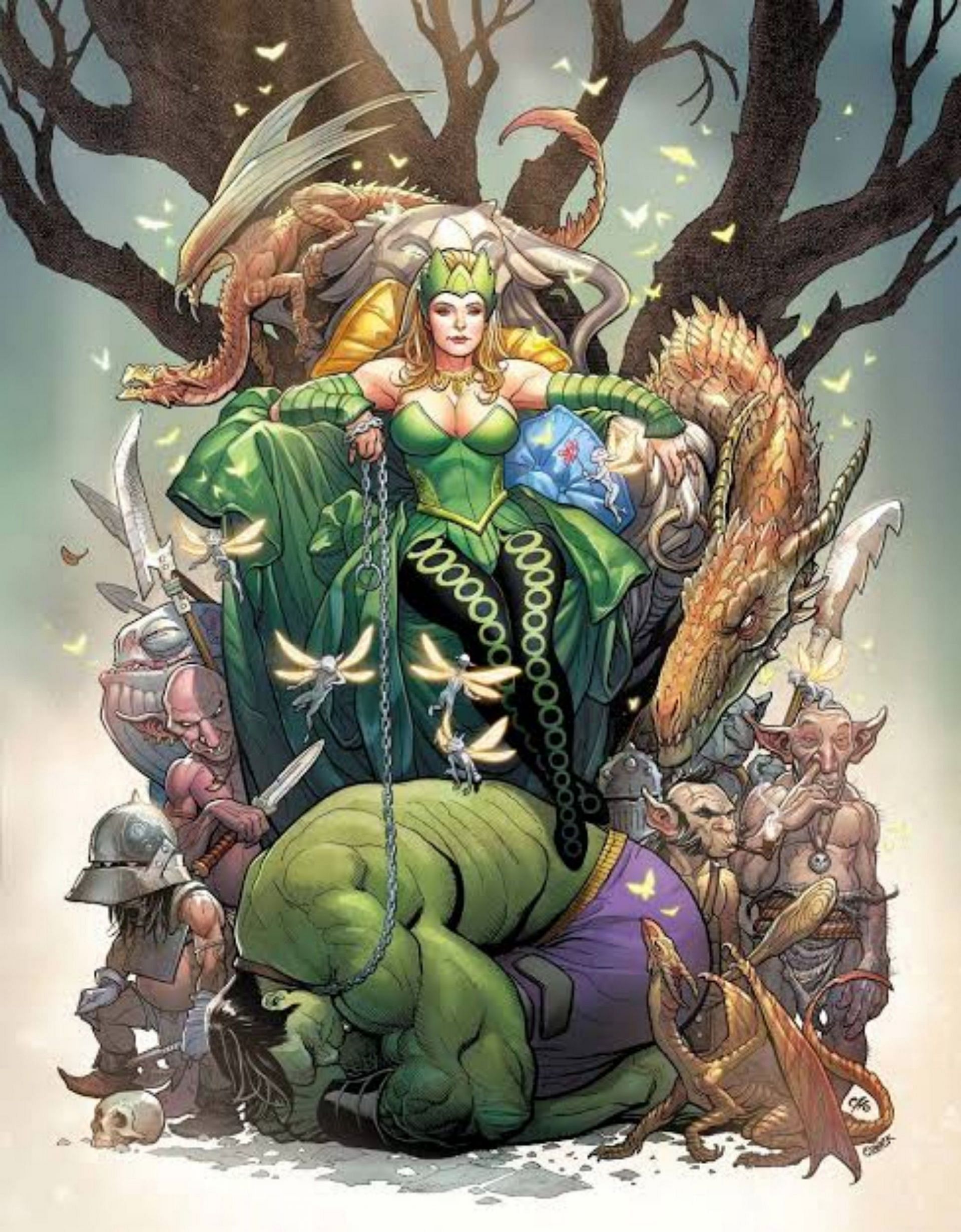 Enchantress from the comics (Image via Marvel Comics)