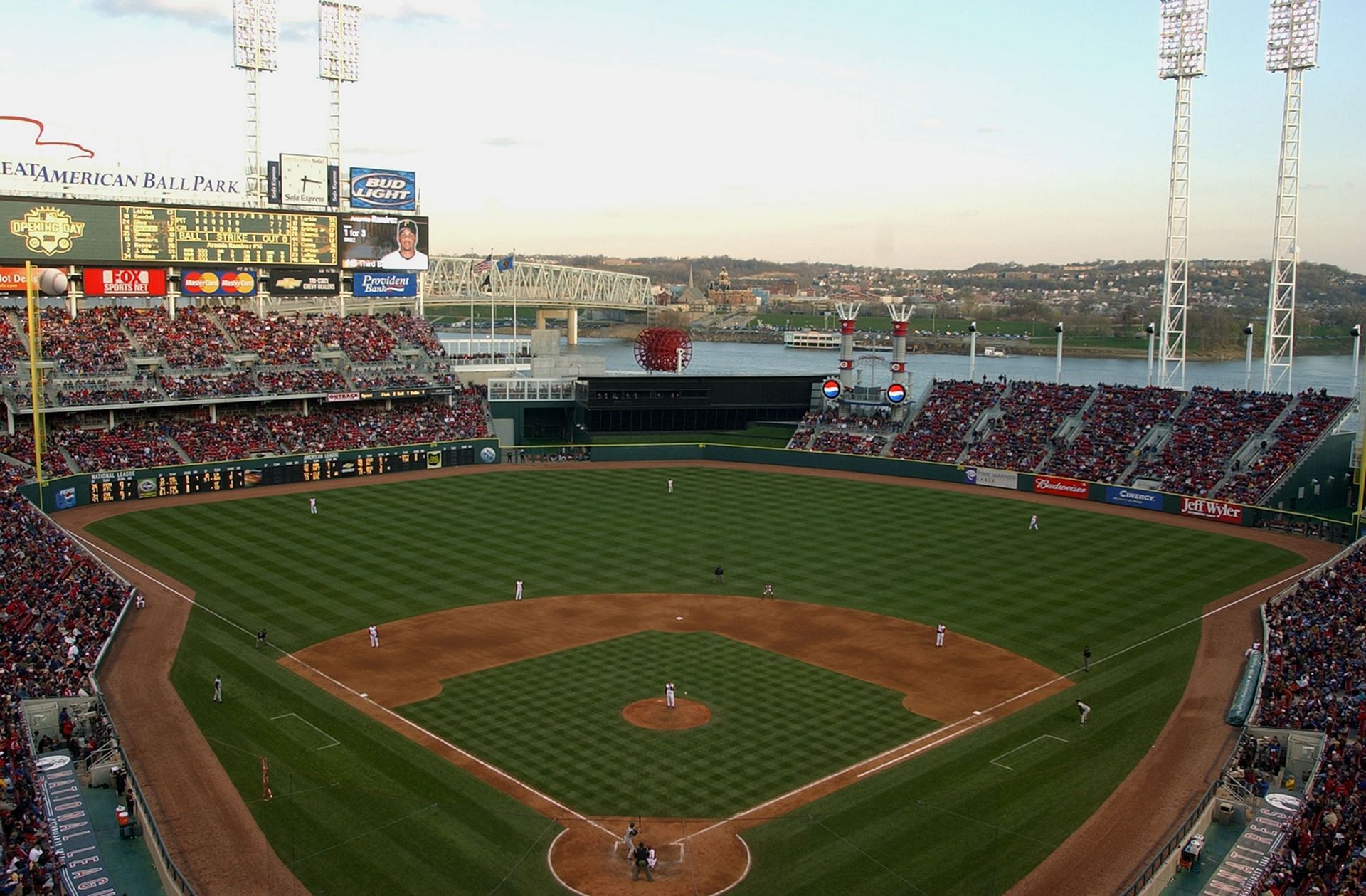 Great American Ball Park, home of the Reds