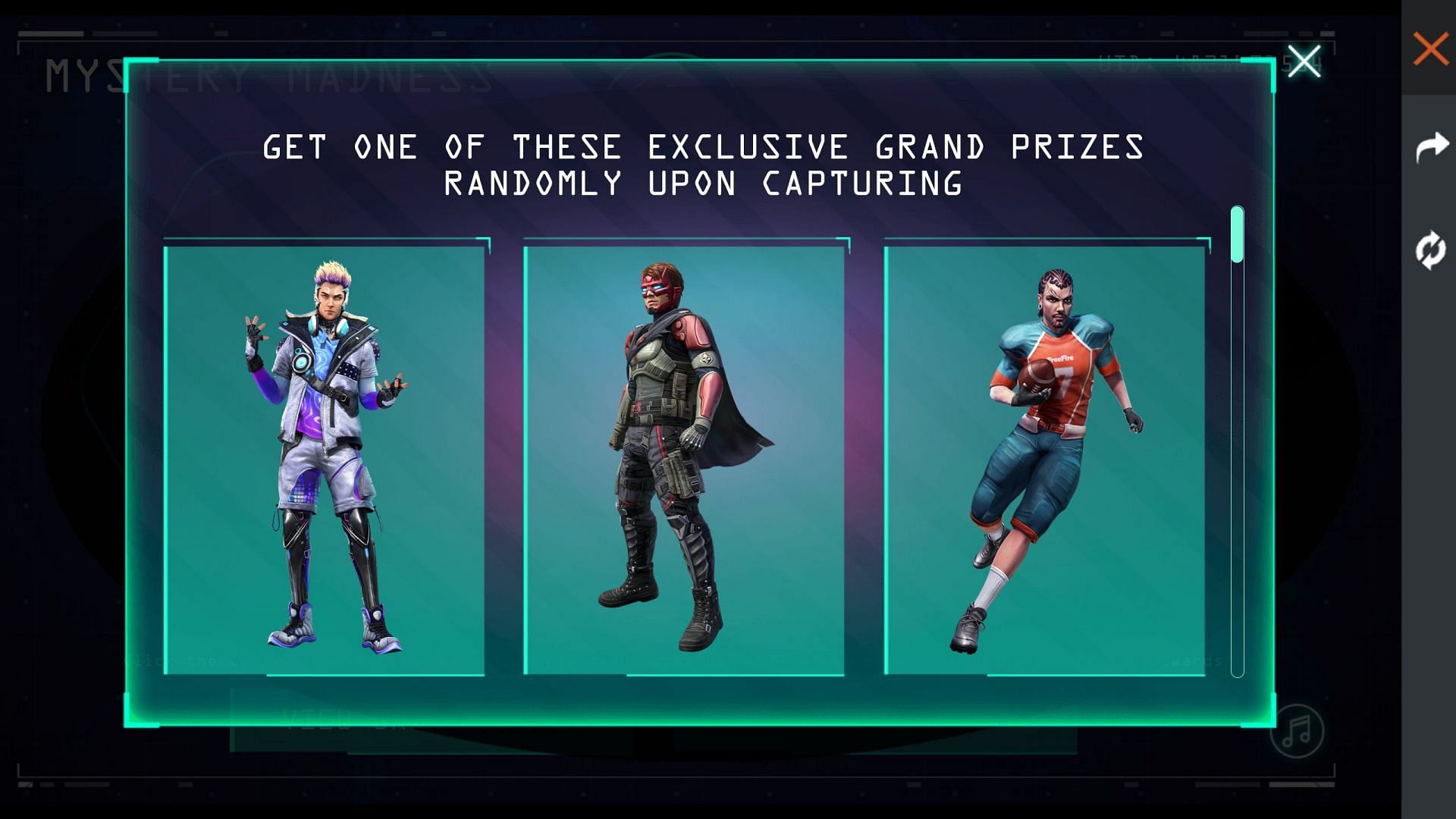 The event offers a number of grand prizes (Image via Garena)