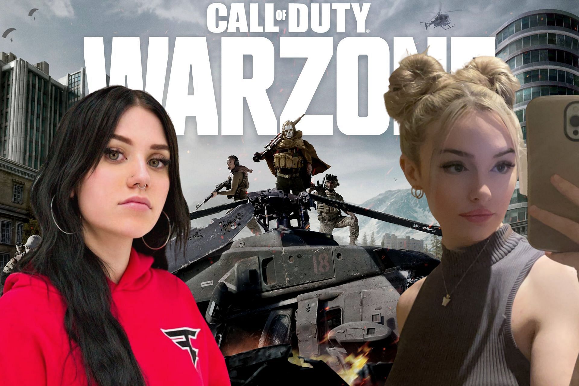 Faze Kalei and Natarsha are the best female Warzone players in 2022 (image via Sportskeeda)