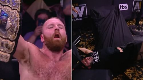 Jon Moxley defended the interim AEW World Championship against Brody King