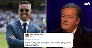 "Which is why he's coming to Chelsea and going to live in Sunningdale" - Blues fan Kevin Pietersen responds to Piers Morgan after Cristiano Ronaldo claim