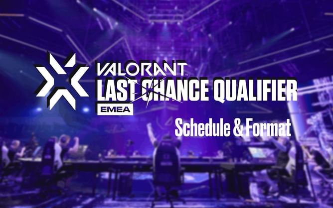 VCT 2022 EMEA Last Chance Qualifiers (LCQ): Schedule, format, groups, where to watch, and more