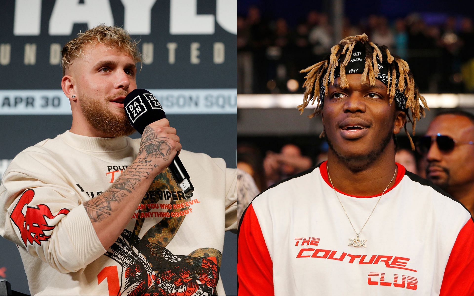 Jake Paul (left) and KSI (right) (Image credits Getty Images)