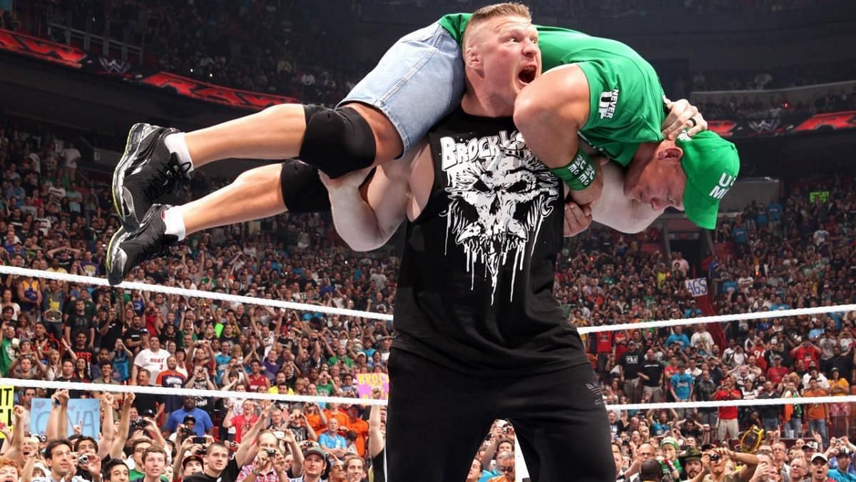 Brock Lesnar made a &quot;beastly&quot; statement upon his return in 2012
