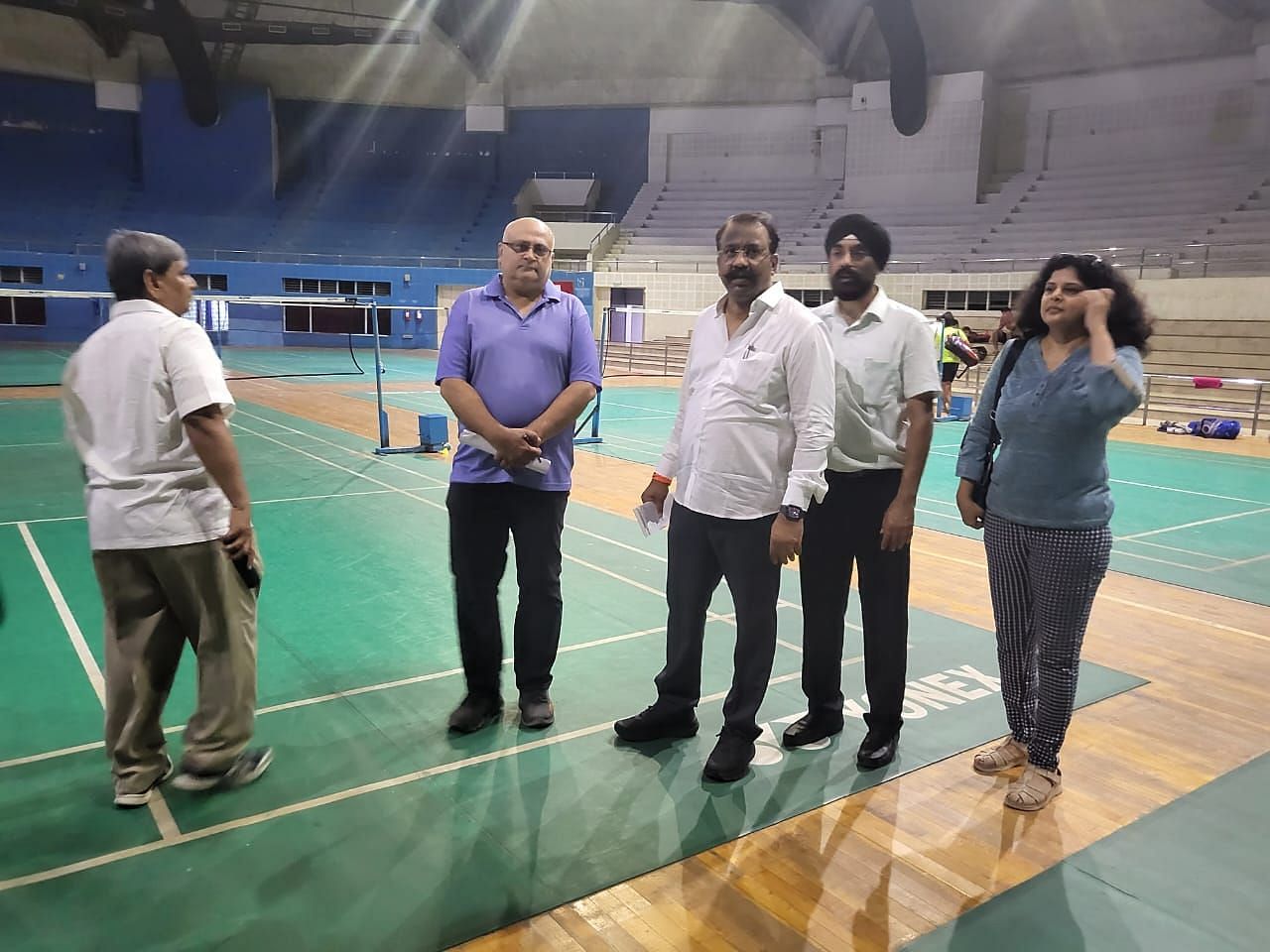 The BAI inspection committee checking the facilities in Nagpur. (Pic credit: NDBA)