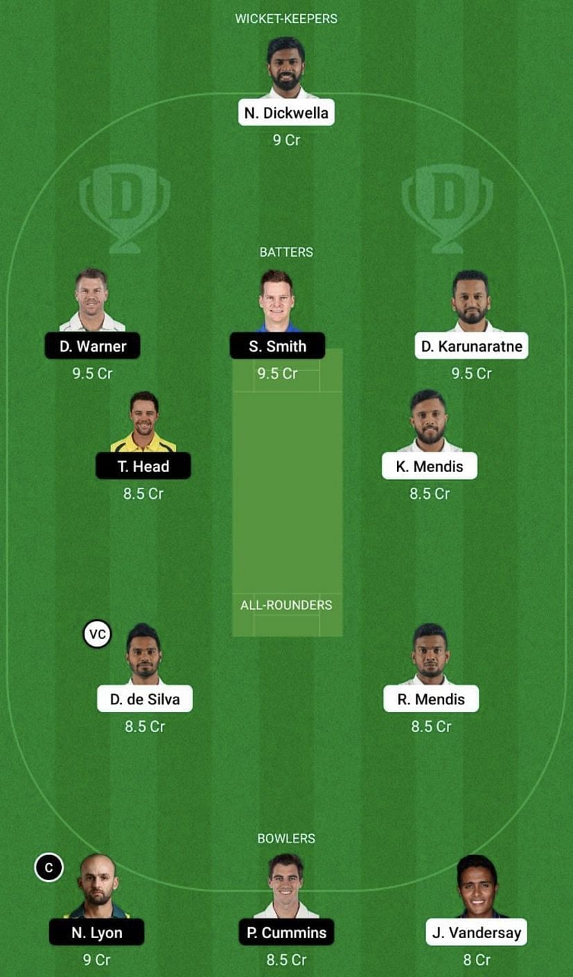 SL vs AUS Dream11 Fantasy Tip #1 - 2nd Test.