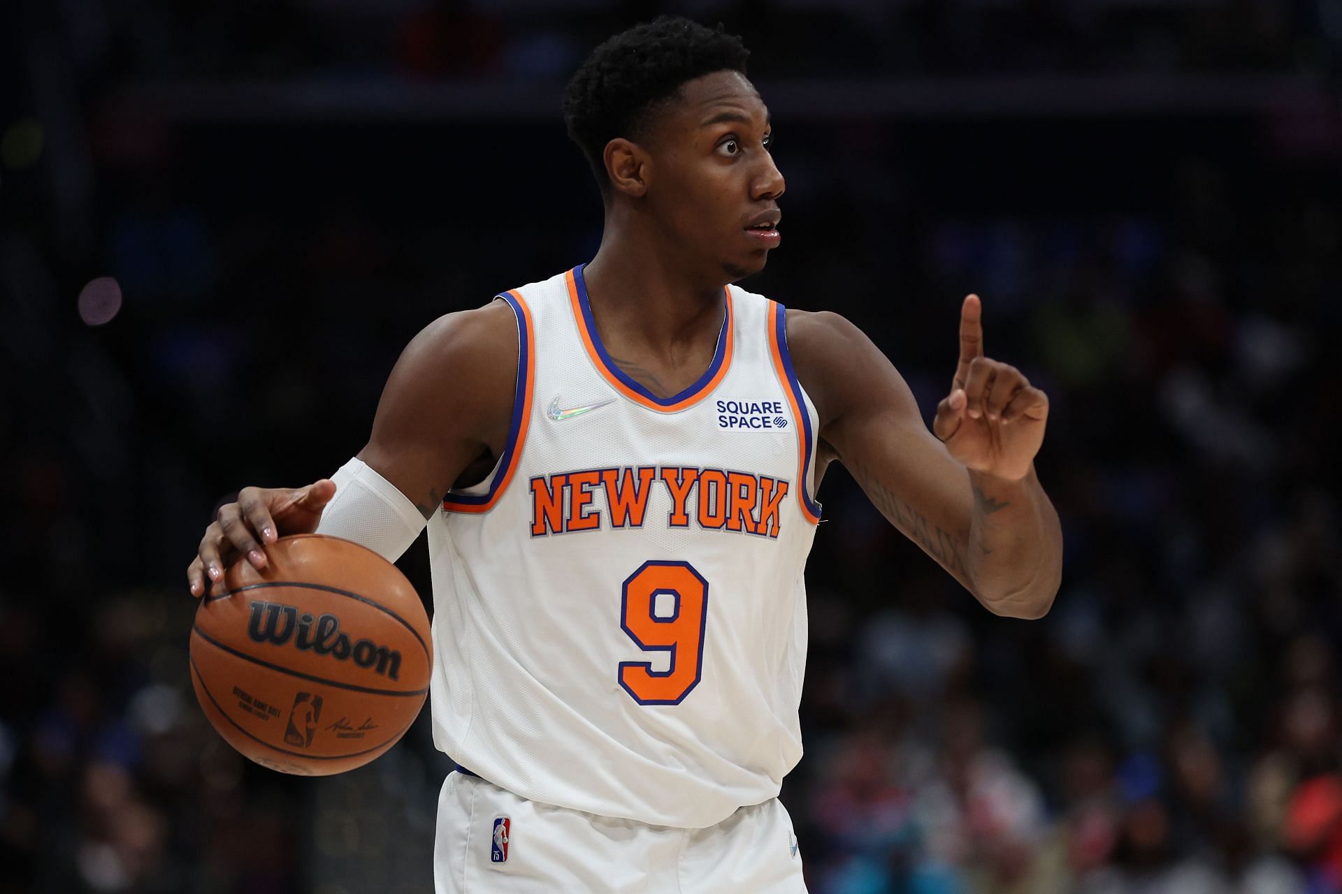 New York Knicks swingman RJ Barrett (Image via Getty Images)