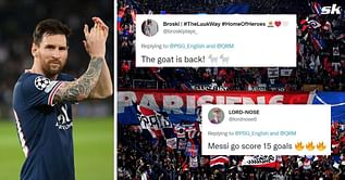 “The goat is back”, “Go score 15 goals” – Fans cannot contain excitement as Lionel Messi returns to action for PSG during pre-season friendly against Quevilly-Rouen