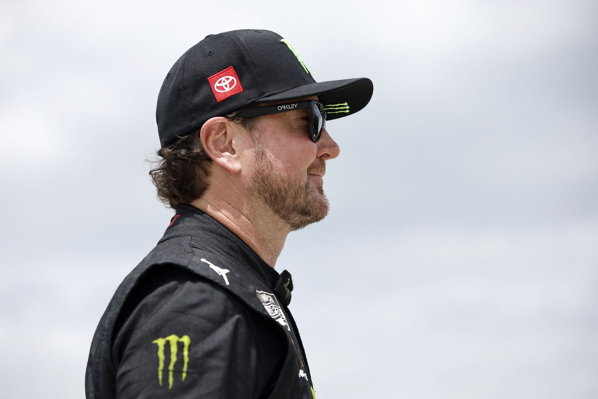 Kurt Busch walks the grid prior to the NASCAR Cup Series Kwik Trip 250 at Road America