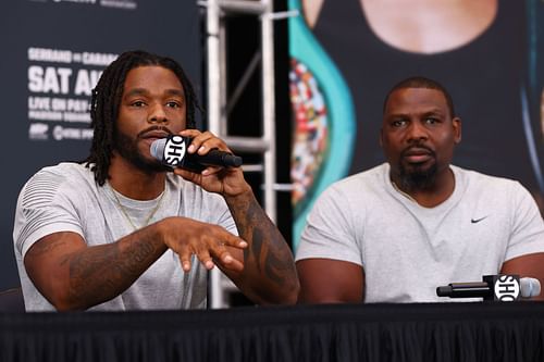 Hasim Rahman Jr. (L) and Hasim Rahman Sr. (R)