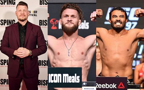 Michael Bisping (left), Rafael Fiziev (center), Rafael Natal (right) [Images courtesy: @mikebisping, @rafael_ataman_fiziev, @rafaelsaponatal via Instagram]