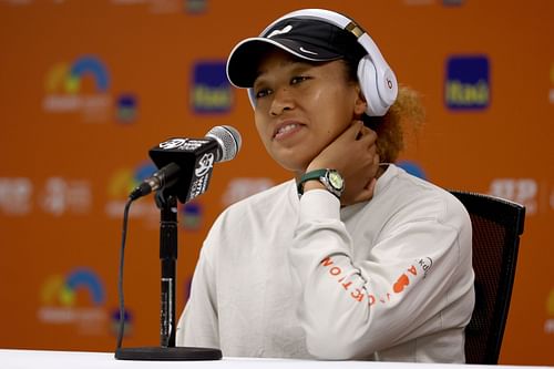 Naomi Osaka during the Miami Open