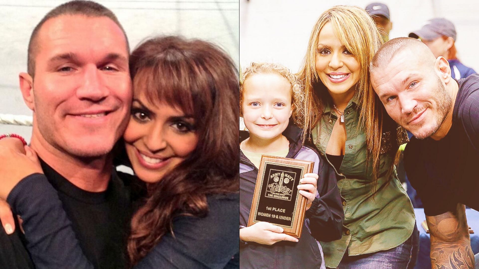 Randy Orton with former Women&#039;s Champion Layla