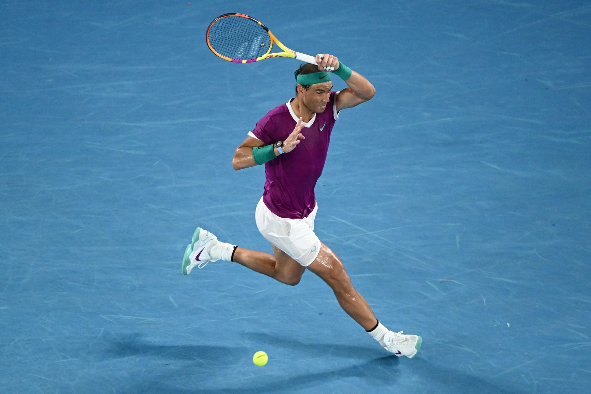 Rafael Nadal is naturally, a right-hander.