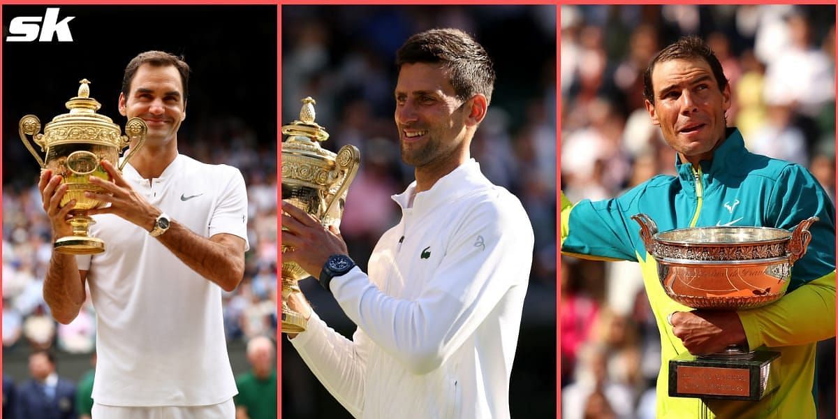 Roger Federer, Novak Djokovic and Rafael Nadal