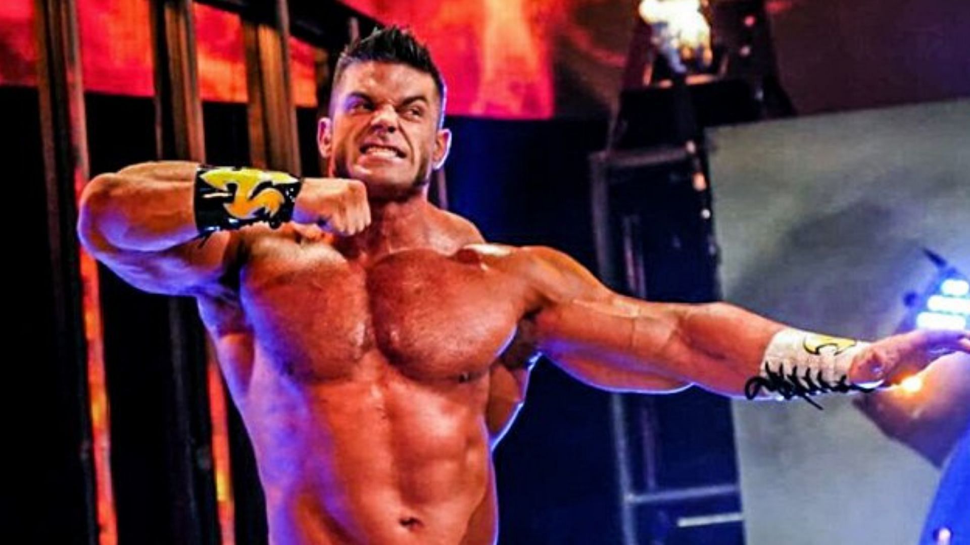 Brian Cage at an AEW event in 2020