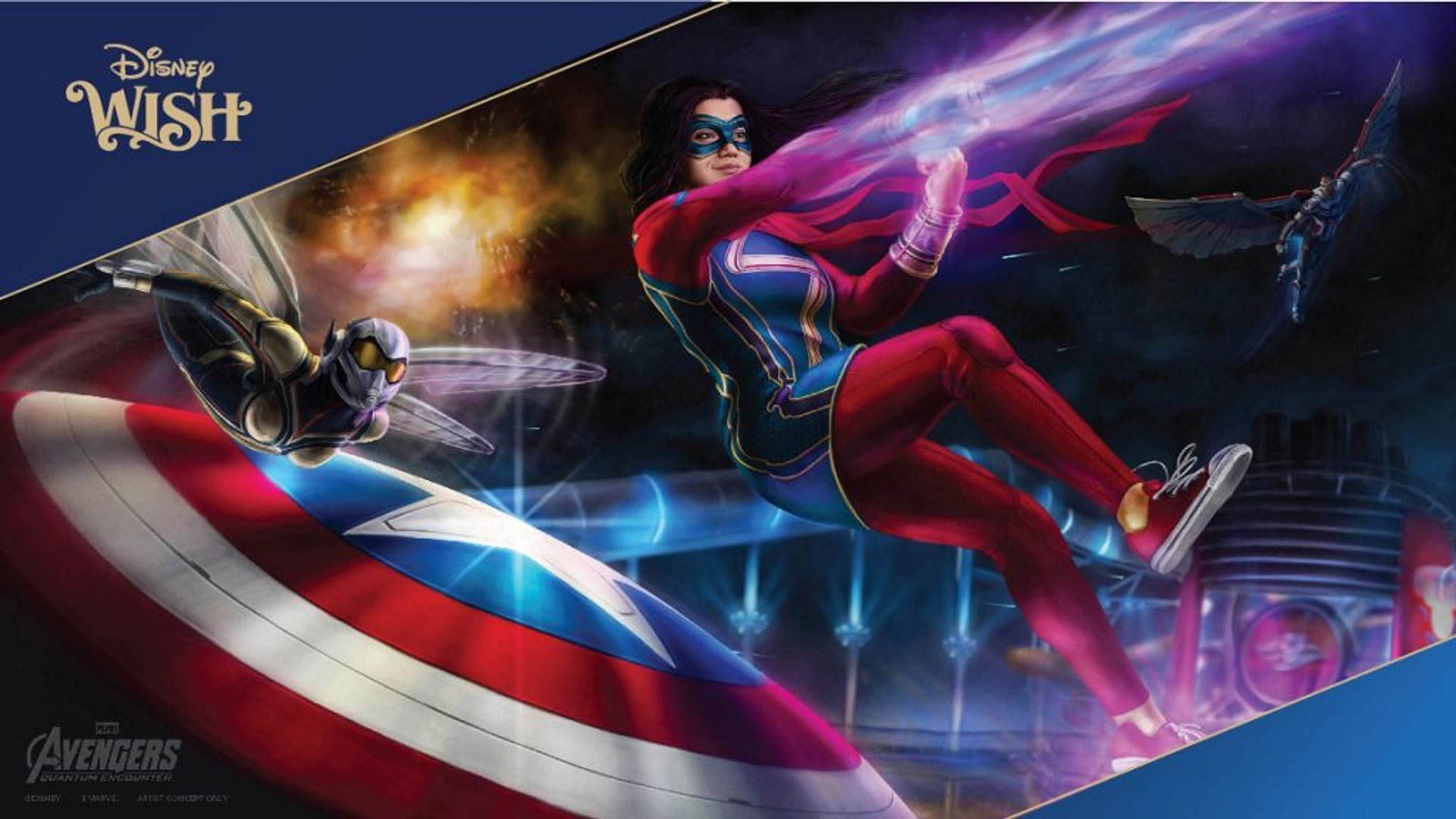 Disney+&#039;s official poster for Avengers: Quantum Encounter (Image via Disney+)