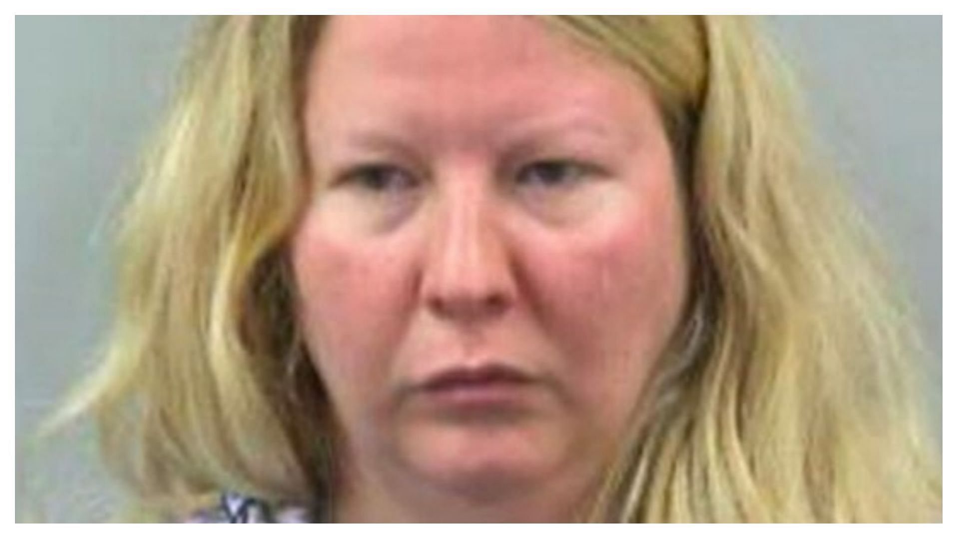 Auman was arrested for the murder of her firefighter husband (Image via Randolph County Sheriff&#039;s Office)