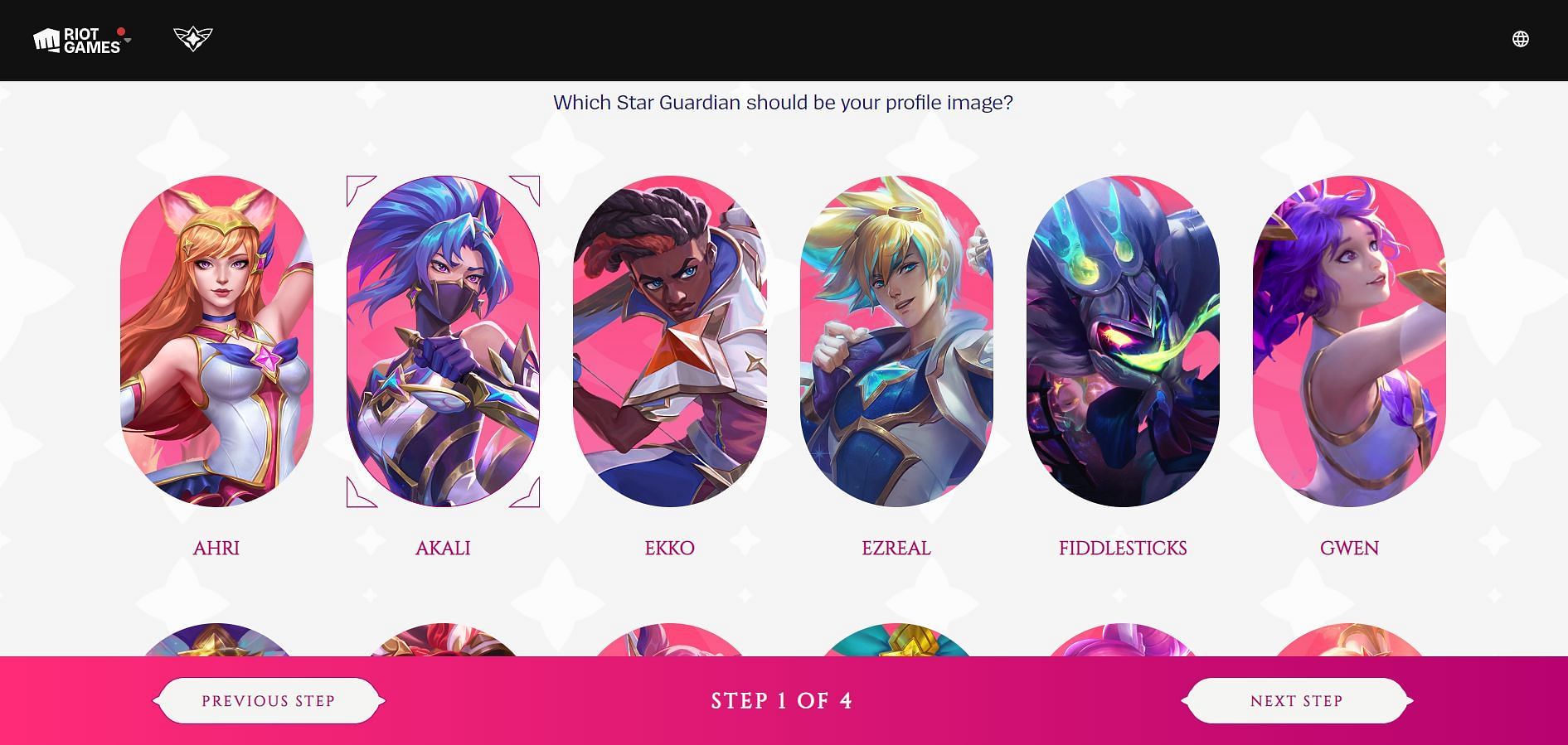 Select a Star Guardian champion (Image via Riot Games)