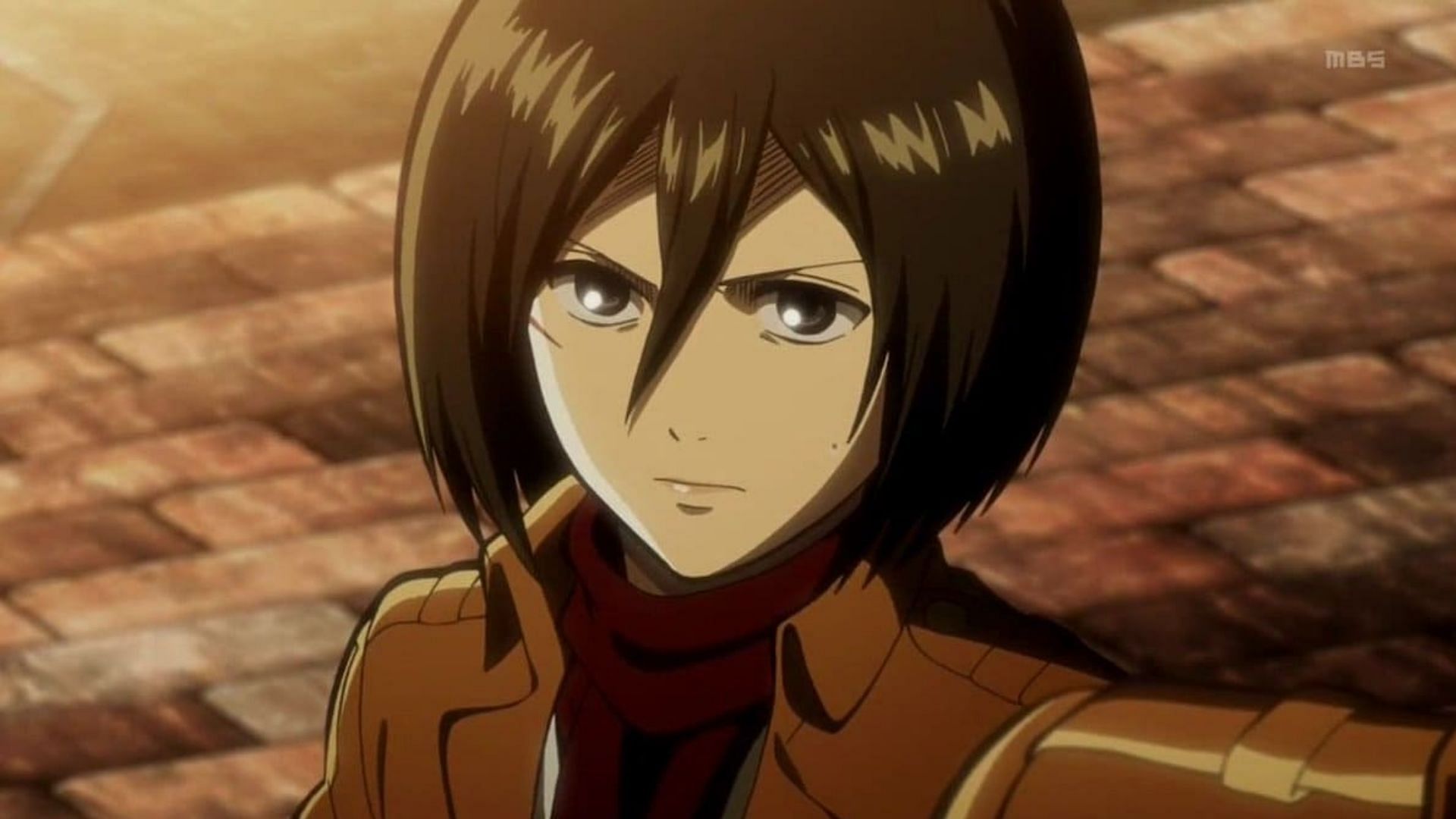 Levy and Eren are also good characters, but Mikasa is cool in her own right (Image via Wit Studio)