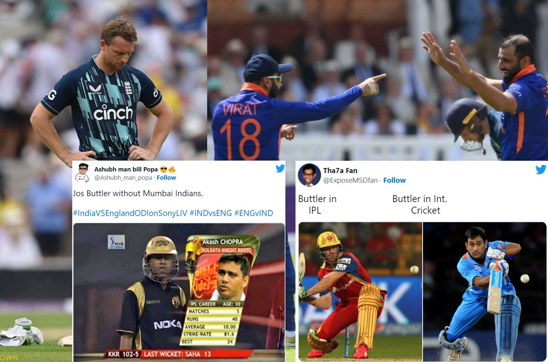 Fans trolled Jos Buttler for his meager returns with the bat after becoming captain.