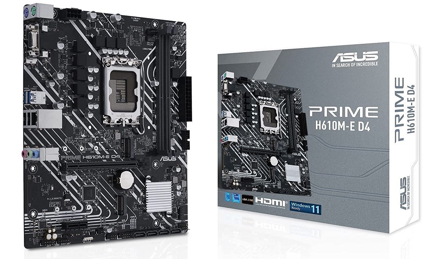 The Asus Prime H610M-E (Image via Amazon)