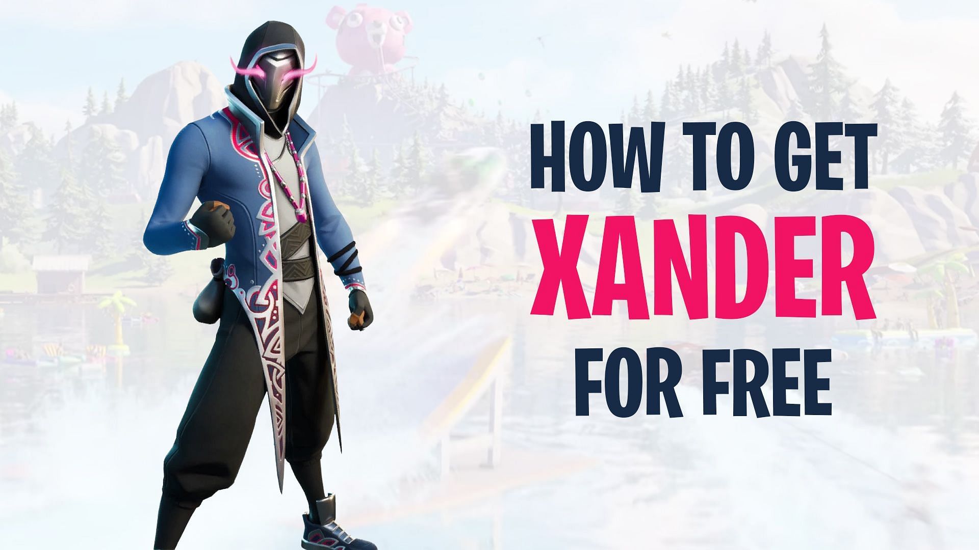 Fortnite players can unlock the Xander skin for free (Image via Sportskeeda)