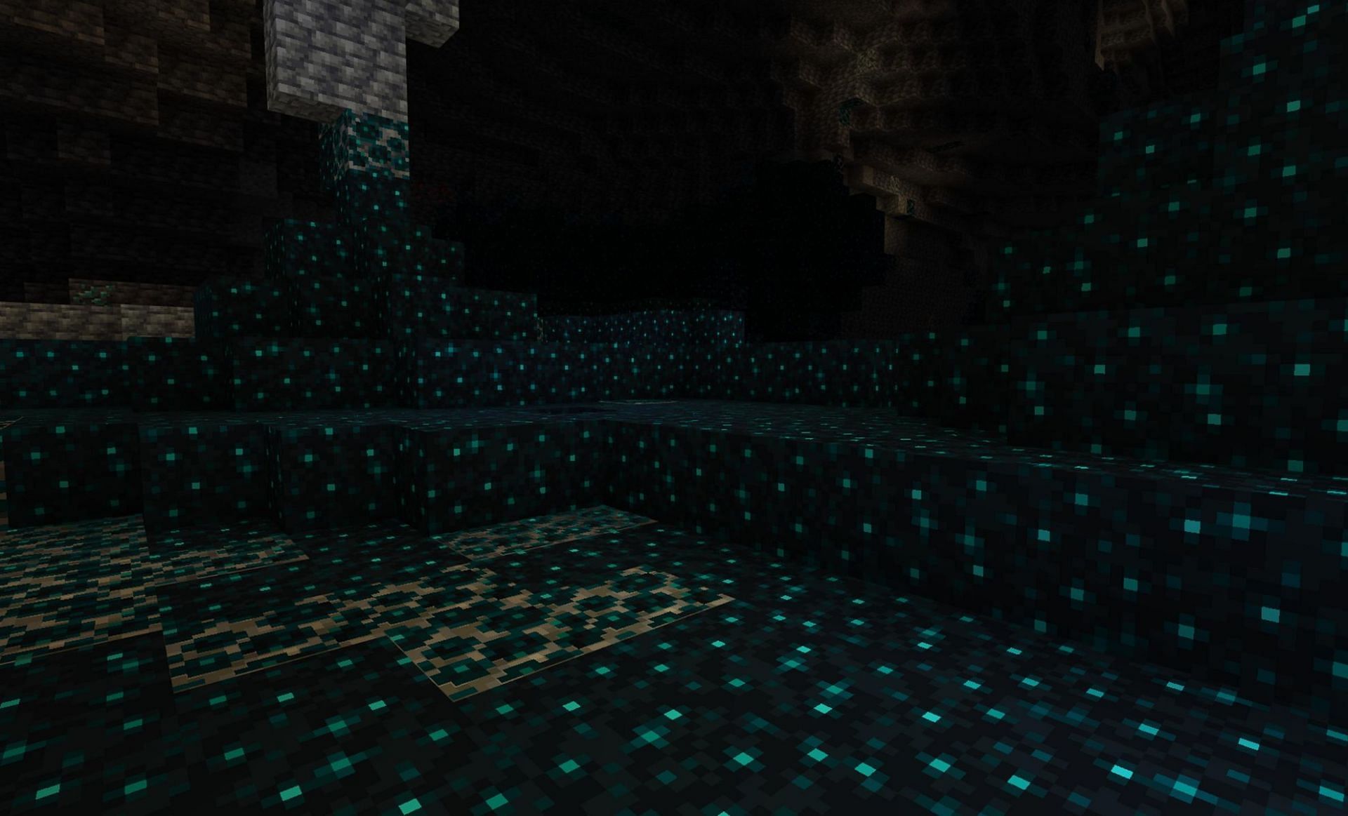 The deep dark biome is brand new in Minecraft 1.19 (Image via Mojang)