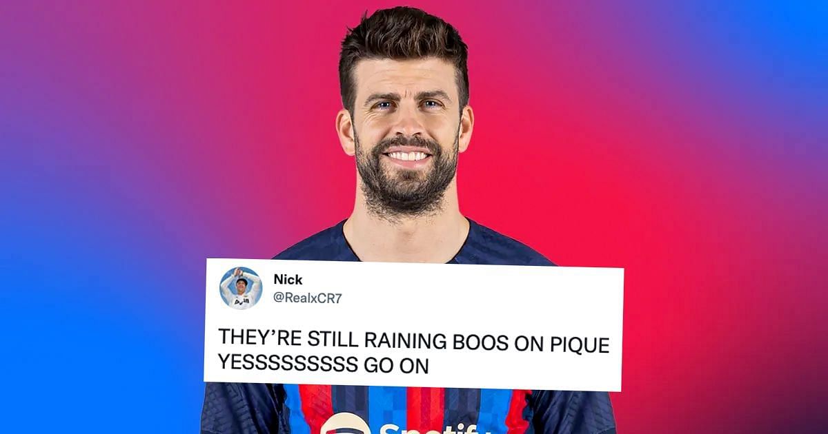 Gerard Pique gets booed by both Barcelona and Real Madrid supporters