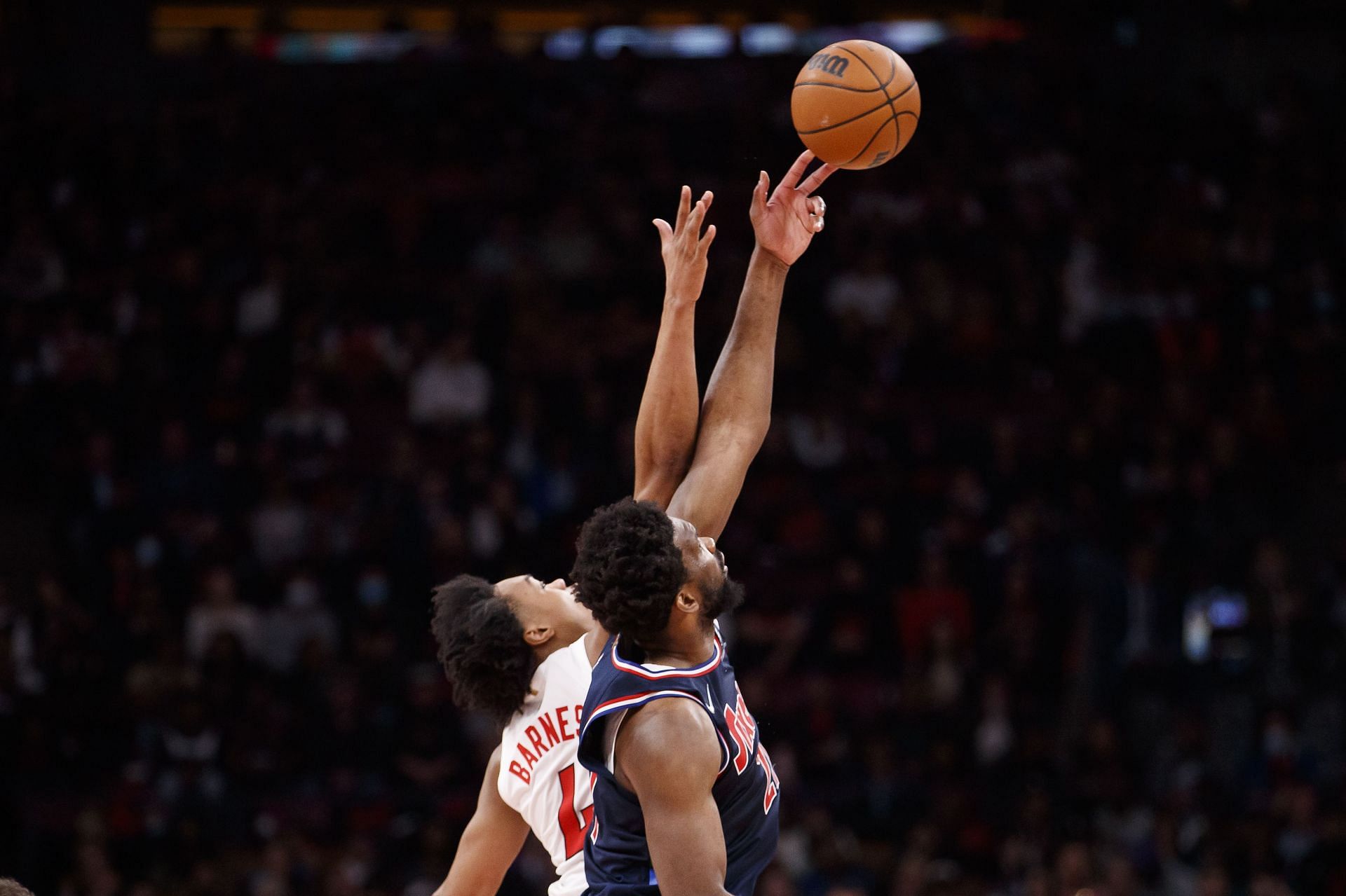 Barnes and Embiid continue to have unique moments with one another.